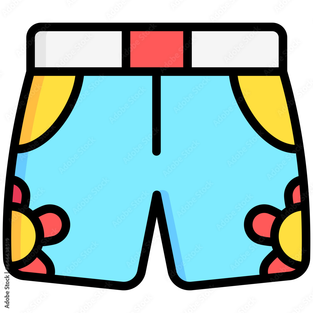 Shorts icons, are often used in design, websites, or applications, banner, flyer to convey specific concepts related to fashion Shorts icons, are often used in design, websites, or applications, banner, flyer to convey specific concepts related to fashion