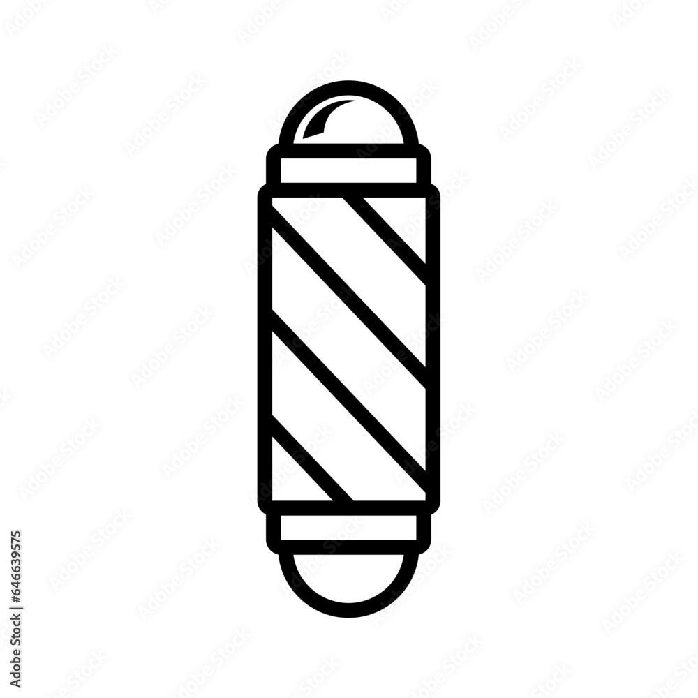 barber pole icon design vector template barber pole icon design vector template
