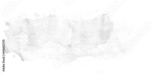 white watercolor background. Artistic hand paint. Isolated on transparent background.