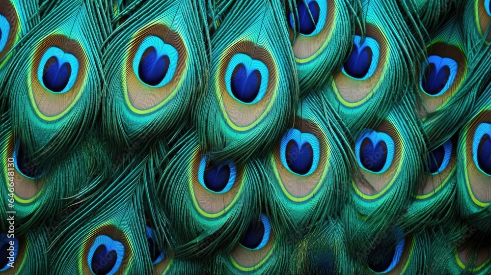 Obraz premium peacock feather background