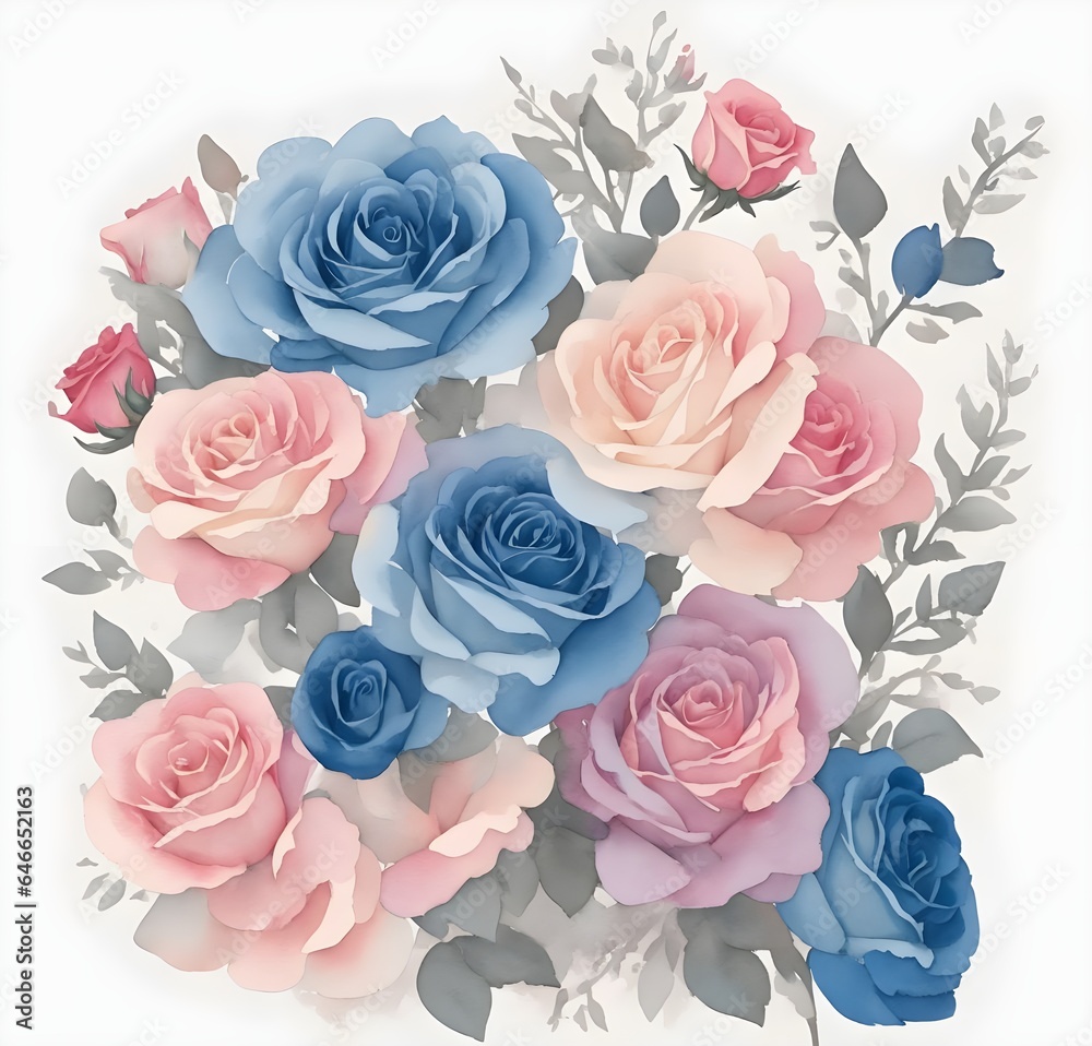Flower bouquet watercolor Flower bouquet watercolor
