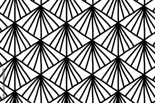 Handdrawn doodle abstract seamless pattern background wall 