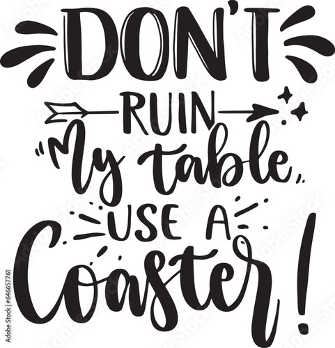 Coaster Lettering Quotes. Coaster Svg Bundle, Drink Coaster Svg, Wine Saying Svg, Beer Quote Svg, Coffee Coaster Svg
