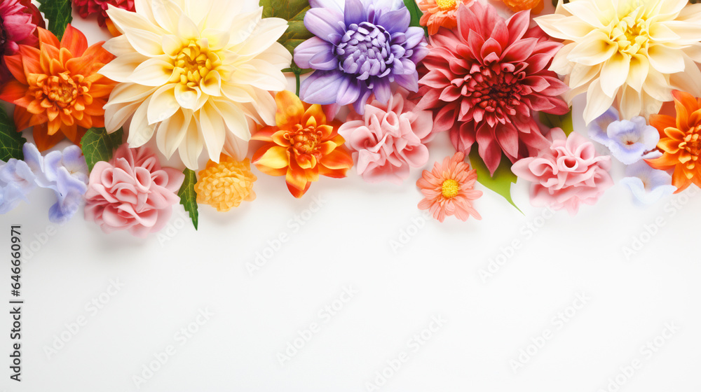 Beautiful colorful fresh flowers There is space to enter text. website decoration. Beautiful colorful fresh flowers There is space to enter text. website decoration.