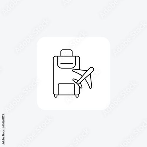 Tours Line Icon Travel And Tour Icon, Tourism Icon, Exploring World Icons