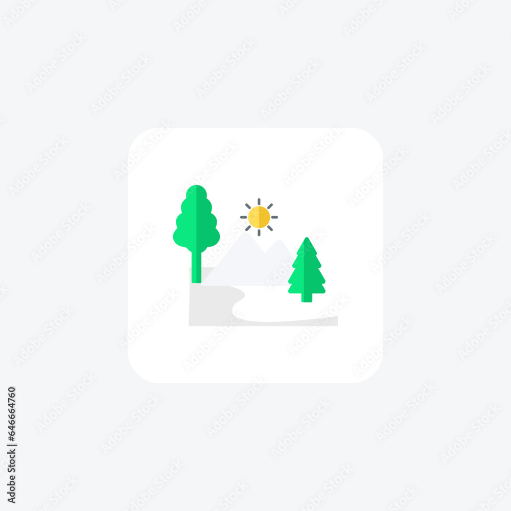 National Parks Flat Icon Travel And Tour Icon, Tourism Icon, Exploring World Icons National Parks Flat Icon Travel And Tour Icon, Tourism Icon, Exploring World Icons