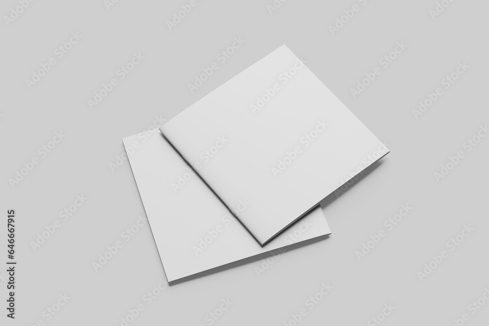 Square Magazine Blank Mockup Square Magazine Blank Mockup