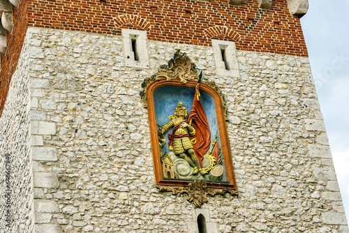 Foto Baroque relief depicting St