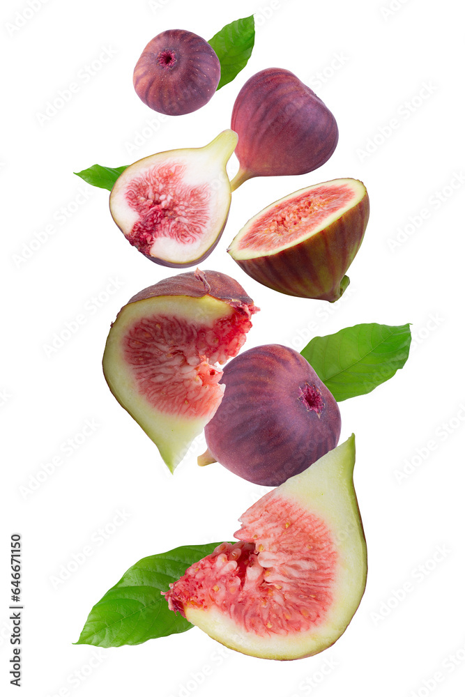 Fresh figs fruit isolated on a transparent background Fresh figs fruit isolated on a transparent background