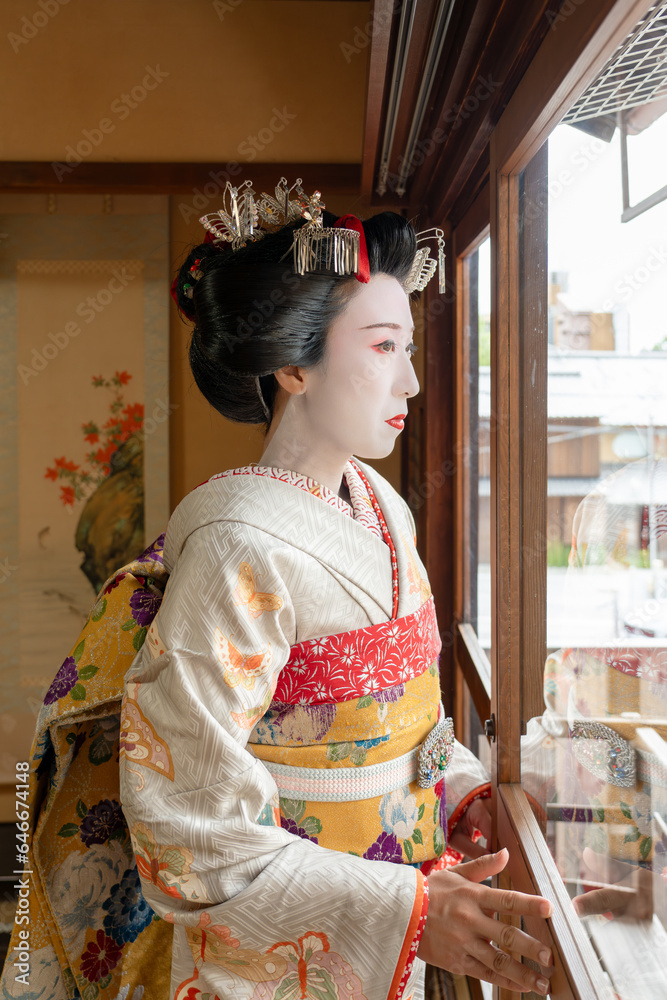 京都祇園の舞妓のイメージ