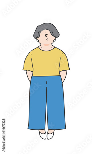 女性のビジネスパーソンのイラスト
