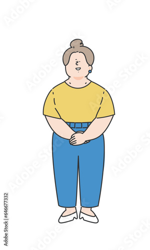 女性のビジネスパーソンのイラスト
