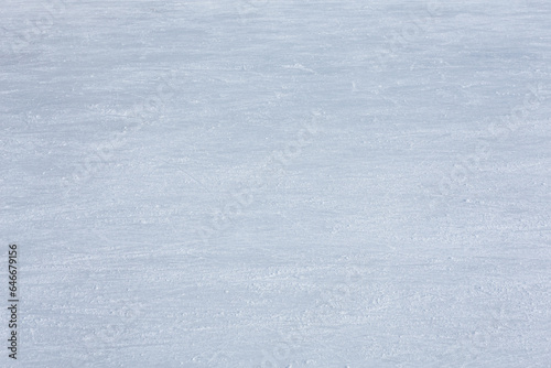 rink surface with trace of skates