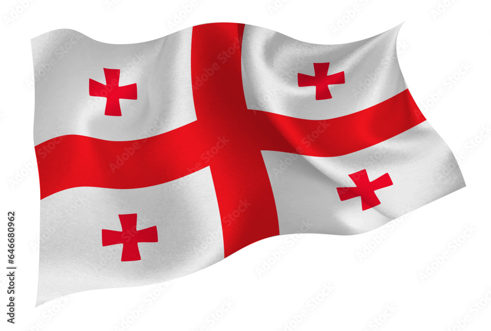 ジョージア　国　 国旗　アイコン	