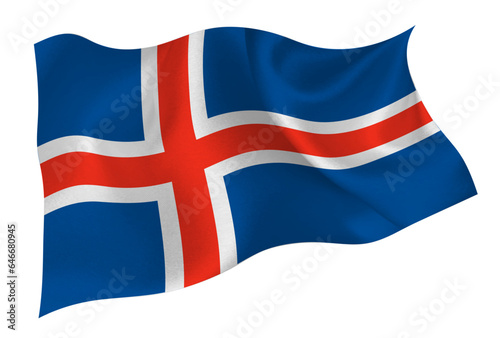 アイスランド 国 国旗 アイコン 