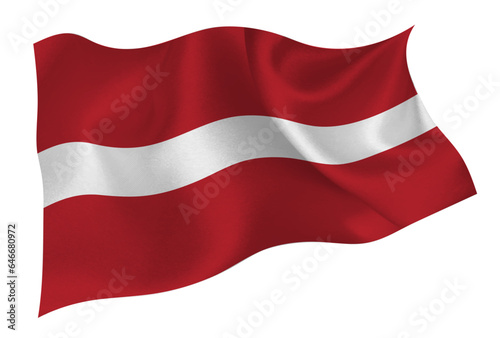 ラトビア　国　 国旗　アイコン	