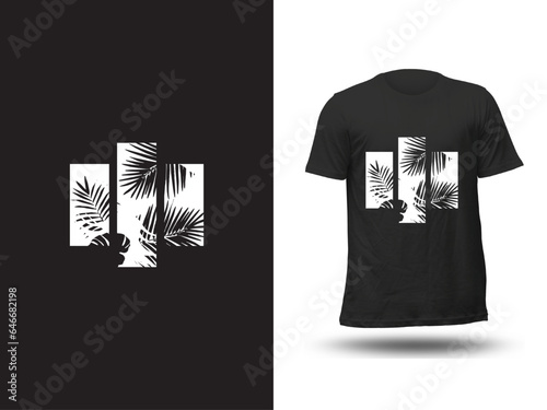 Tropical summer  t shirt design