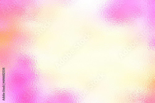 Holographic texture. Rainbow foil. Iridescent  background. Holo gradient. Hologram shine effect. Pearlescent metal sparkly surface for design prints. Pastel color. Neon wallpaper. 