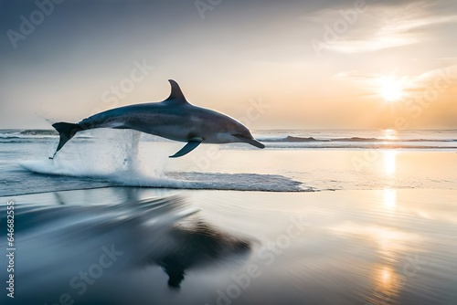 dolphins in the sea