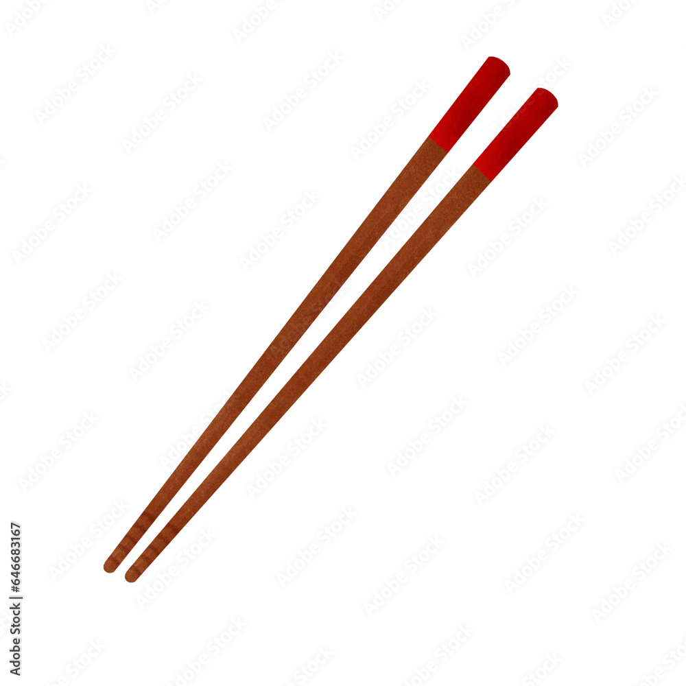 chopsticks on white background chopsticks on white background