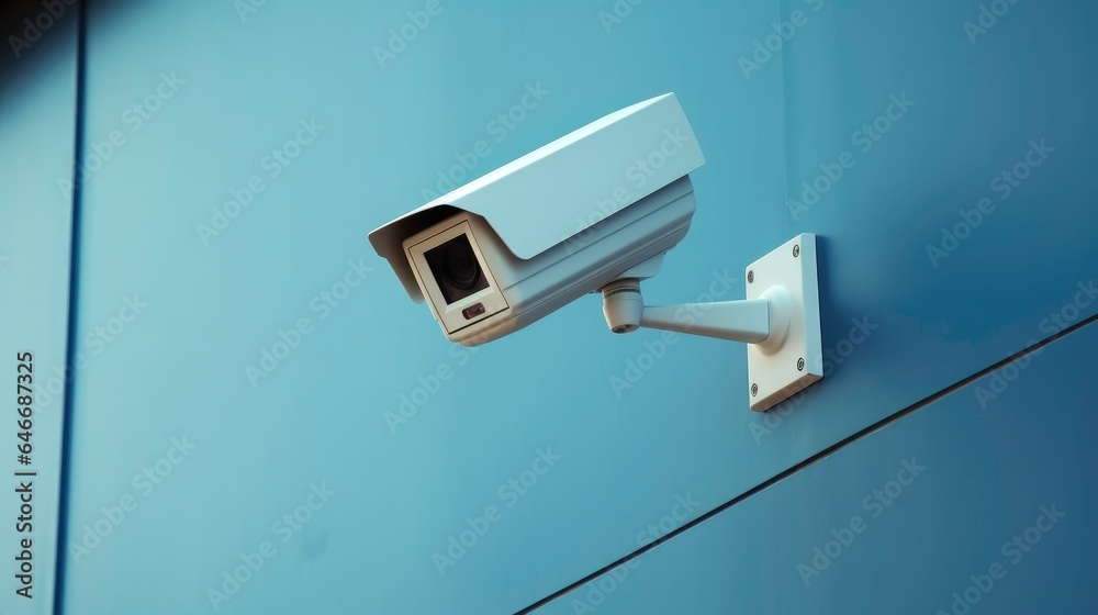 Security camera on the building. CCTV camera. Security camera on the building. CCTV camera.