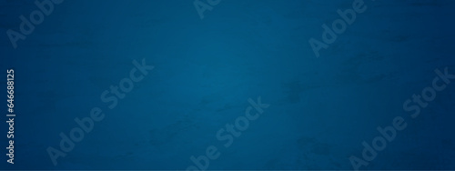 Dark blue chalk board and grunge banner background. Education and reading concept classroom board and wall texture background. Abstract blackboard background copy space.