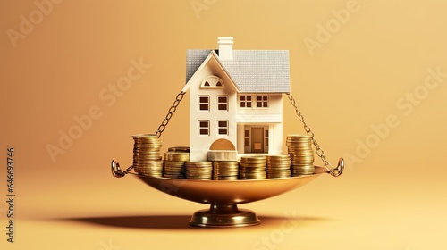 House costs concept, real estate