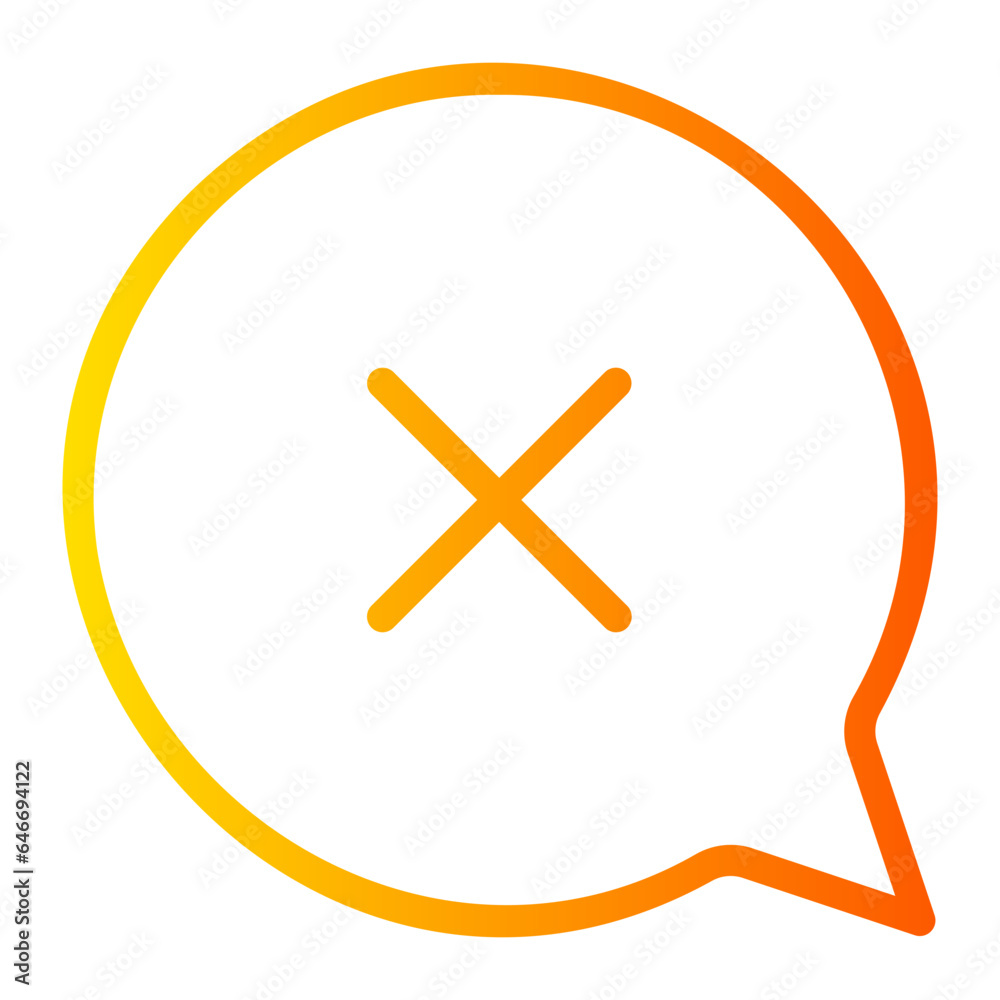 Fototapeta premium No gradient icon