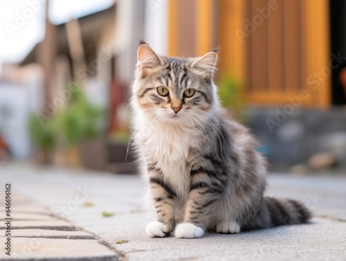 cat on a sill