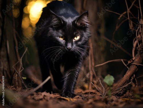 black cat © Yanwit