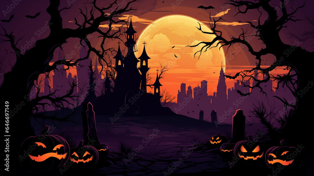 halloween background illustration Halloween Background