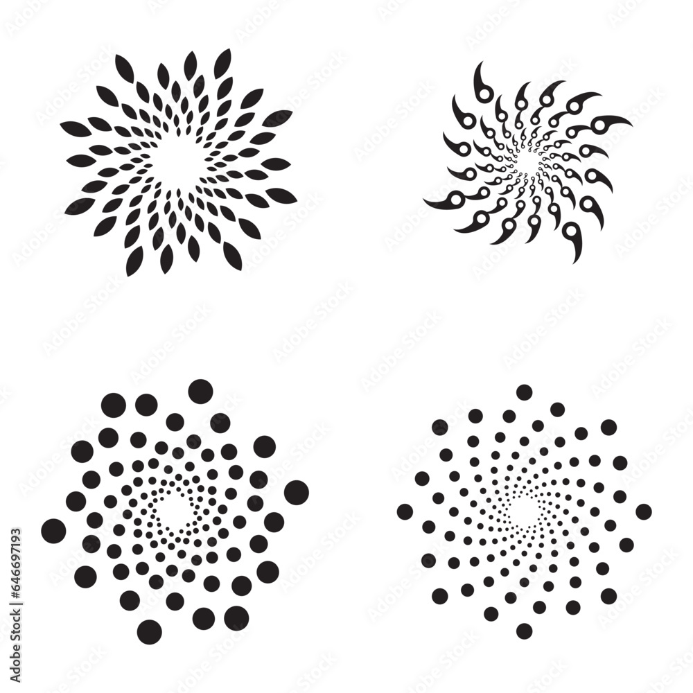 spiral icon vector spiral icon vector