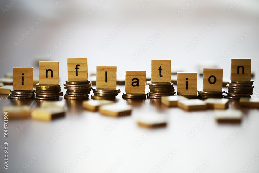 Inflation, hyperinflation in the dollar one dollar bill economic direction The concept of reducing purchasing power from inflation. Inflation, hyperinflation in the dollar one dollar bill economic direction The concept of reducing purchasing power from inflation.