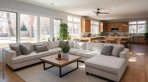 Open Concept Living A Spacious House with Stylish Furnishings