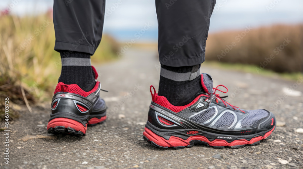 Outdoor Endurance: Man Prioritizing Health Through Running