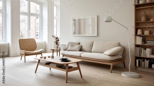 Scandinavian Simplicity Minimalist Furniture in a Well-Designed Home