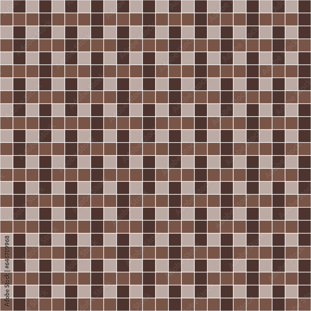 Brown tile background, Mosaic tile background, Tile background, Seamless pattern, Mosaic seamless pattern, Mosaic tiles texture or background. Bathroom wall tiles, swimming pool tiles.