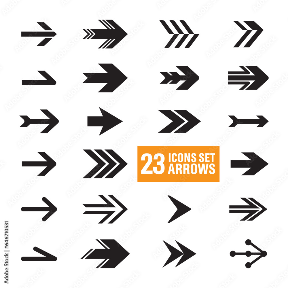 23 Arrow Icons 