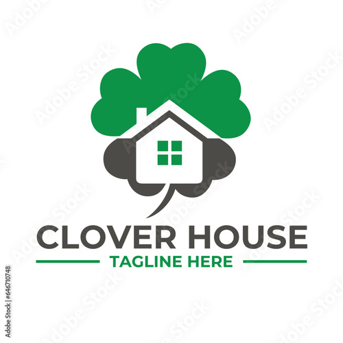 clover with house or home