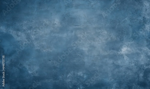 Beautiful abstract grunge decorative navy blue dark stucco wall background, art rough stylized texture web banner with space for text, Generative AI