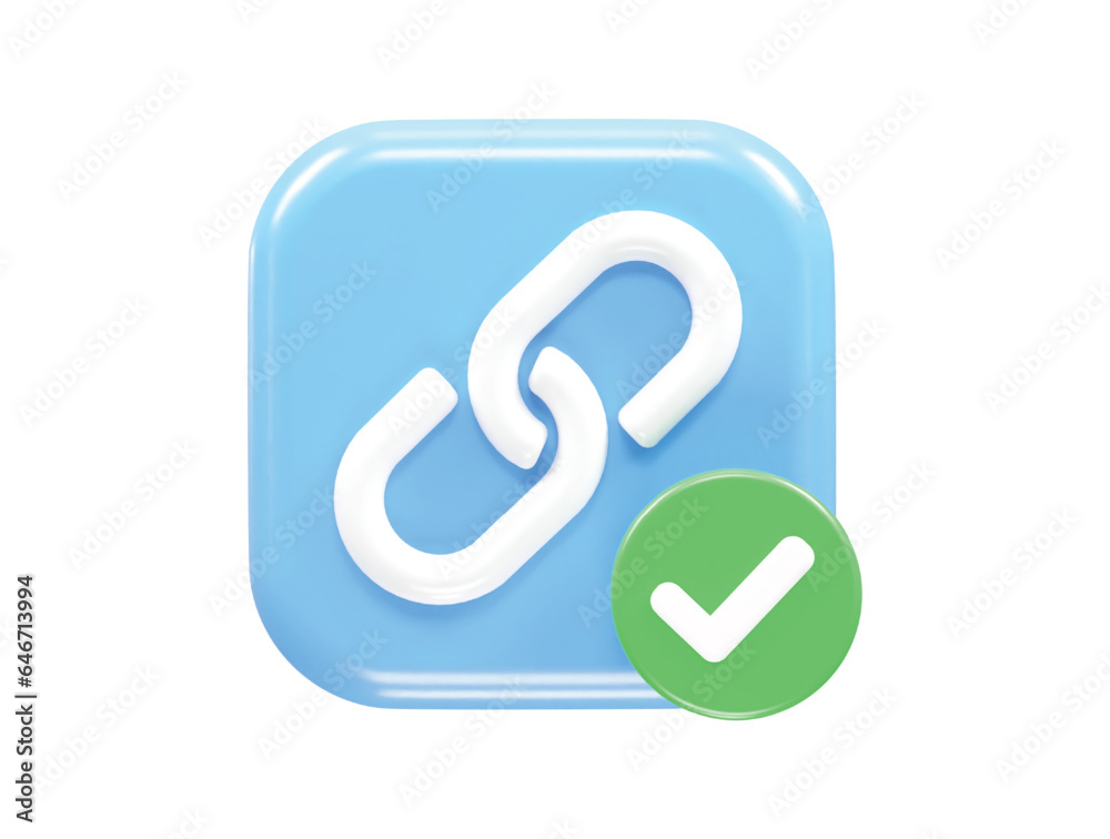 Link icon render element illustration Link icon render element illustration