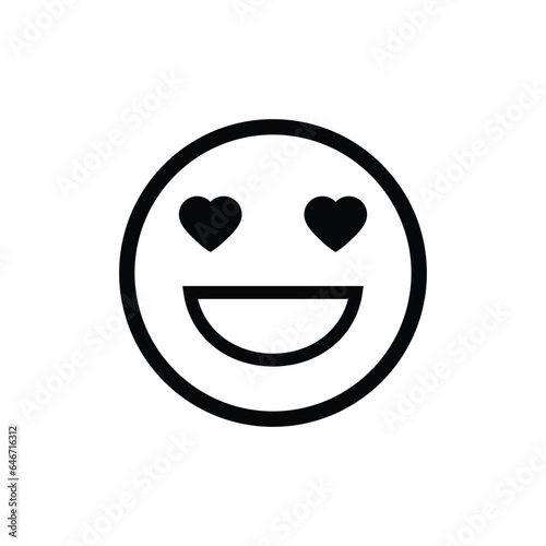 Free Download smile icon. love  smiley face. Smiling Emoticon. Yellow vector symbol.  - GFXLoad
