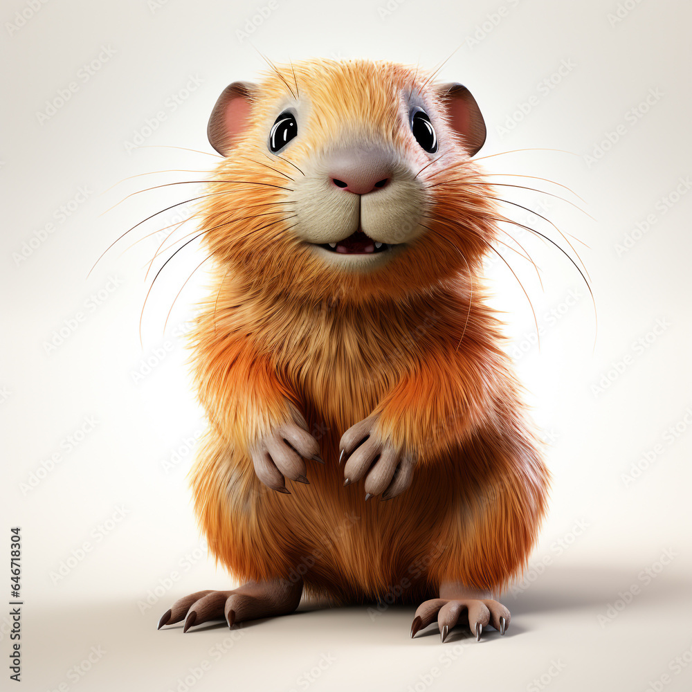 3d cartoon cute capybara 3d cartoon cute capybara