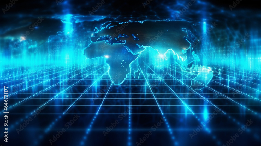 global network technology line and digital global network technology line and digital