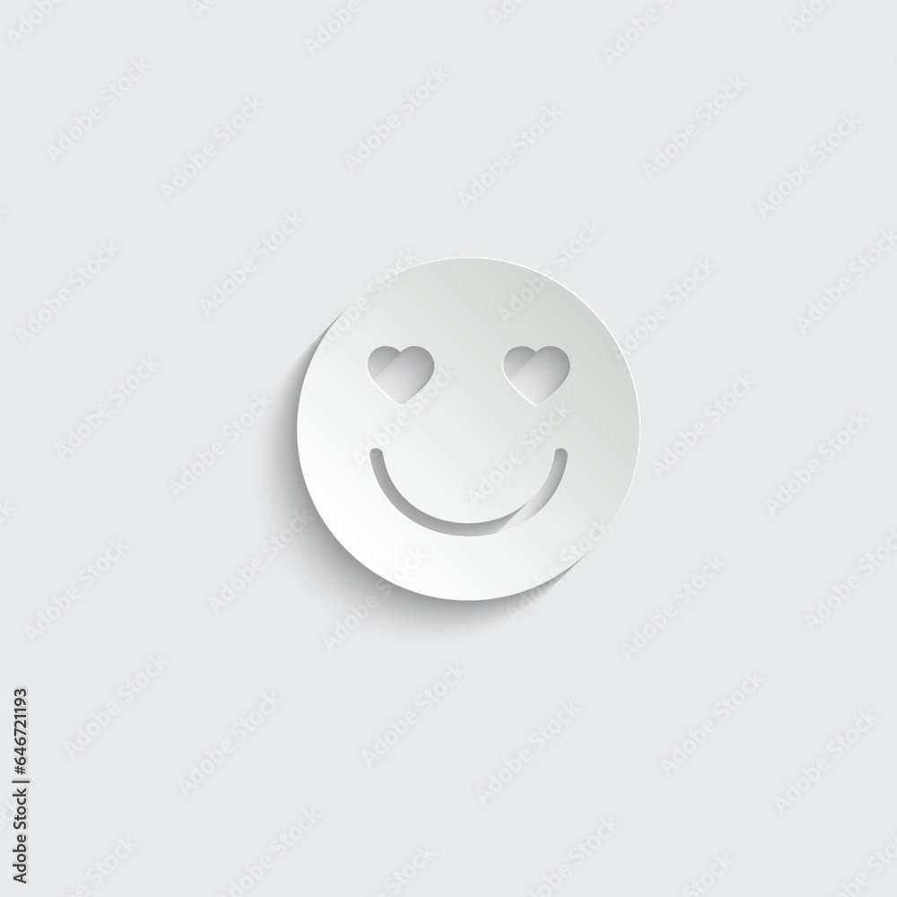 smile icon. love smiley face. Smiling Emoticon. Yellow vector symbol. smile icon. love smiley face. Smiling Emoticon. Yellow vector symbol.