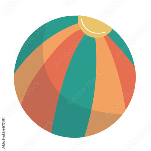 ball of baby colorful flat design icons vector illustrations
