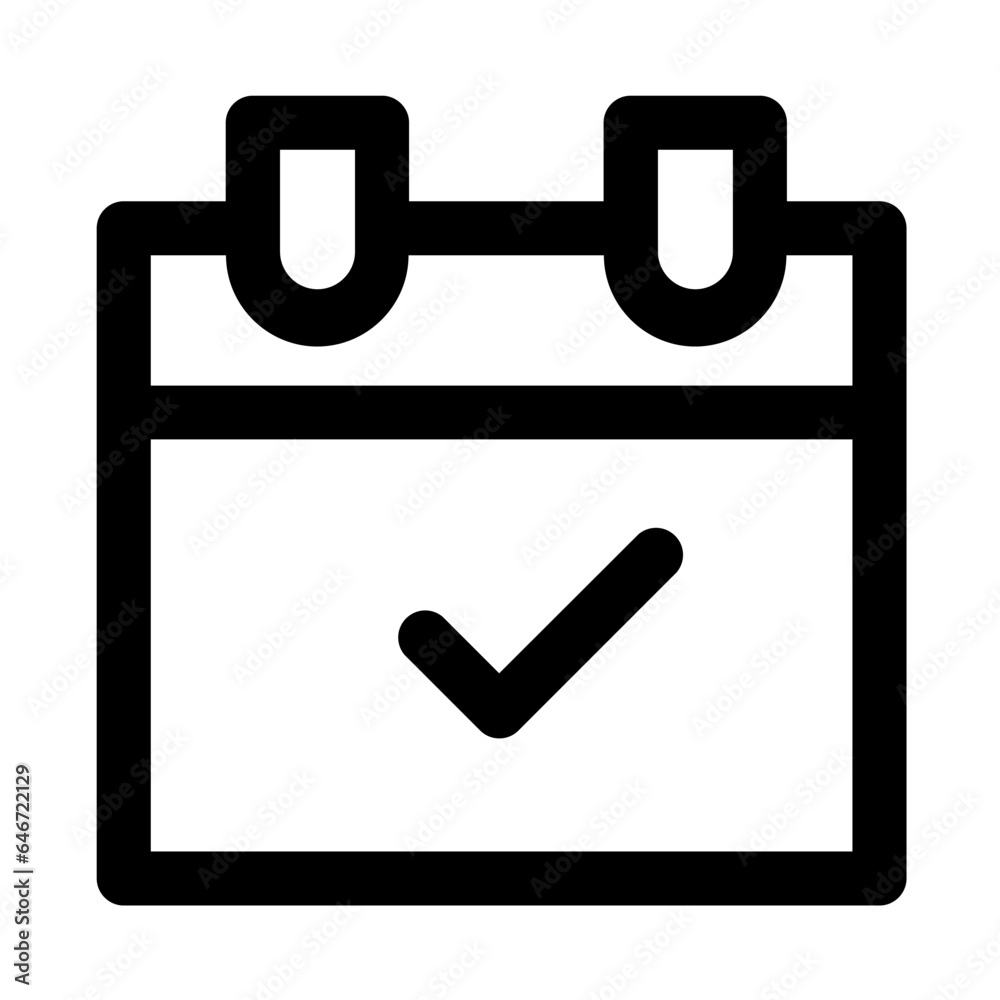 Calendar, time, and location line Icons Calendar, time, and location line Icons