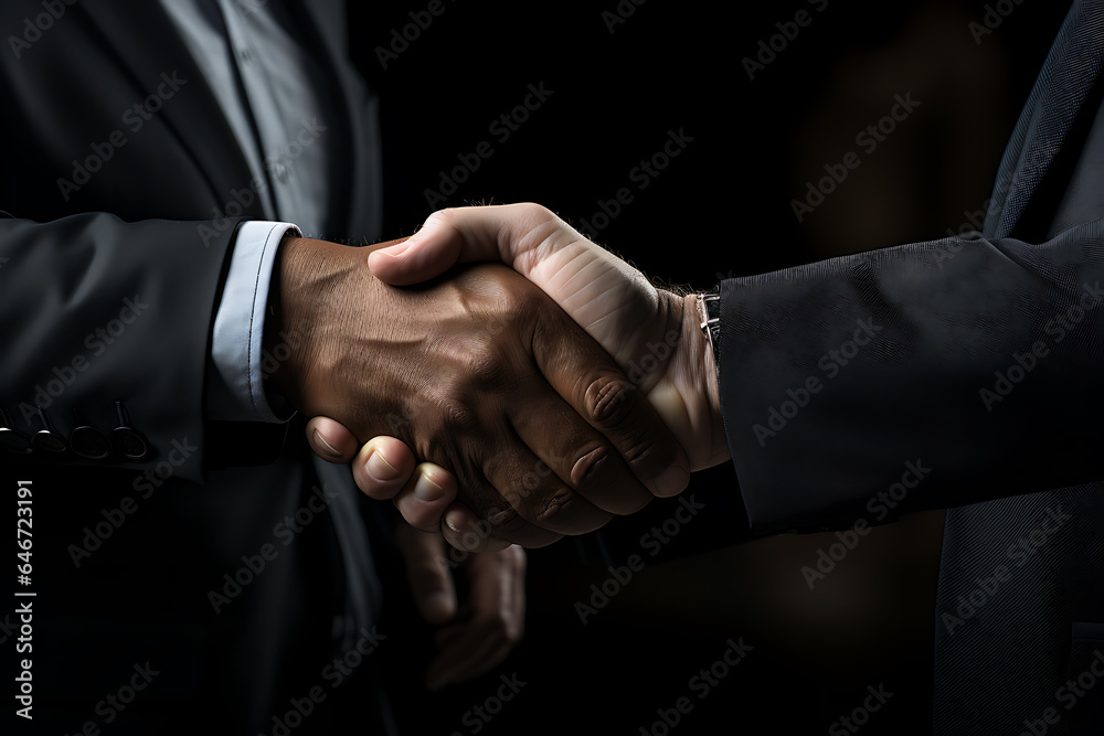 Businessmen shaking hands. Businessmen shaking hands.