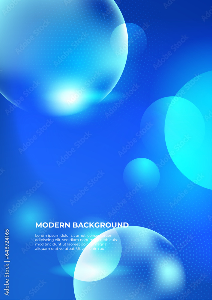 Gradient blurred color stains poster. Abstract backgrounds with color gradient shapes. Graphic templates collection for brochure covers, posters and flyers. Vector illustration.