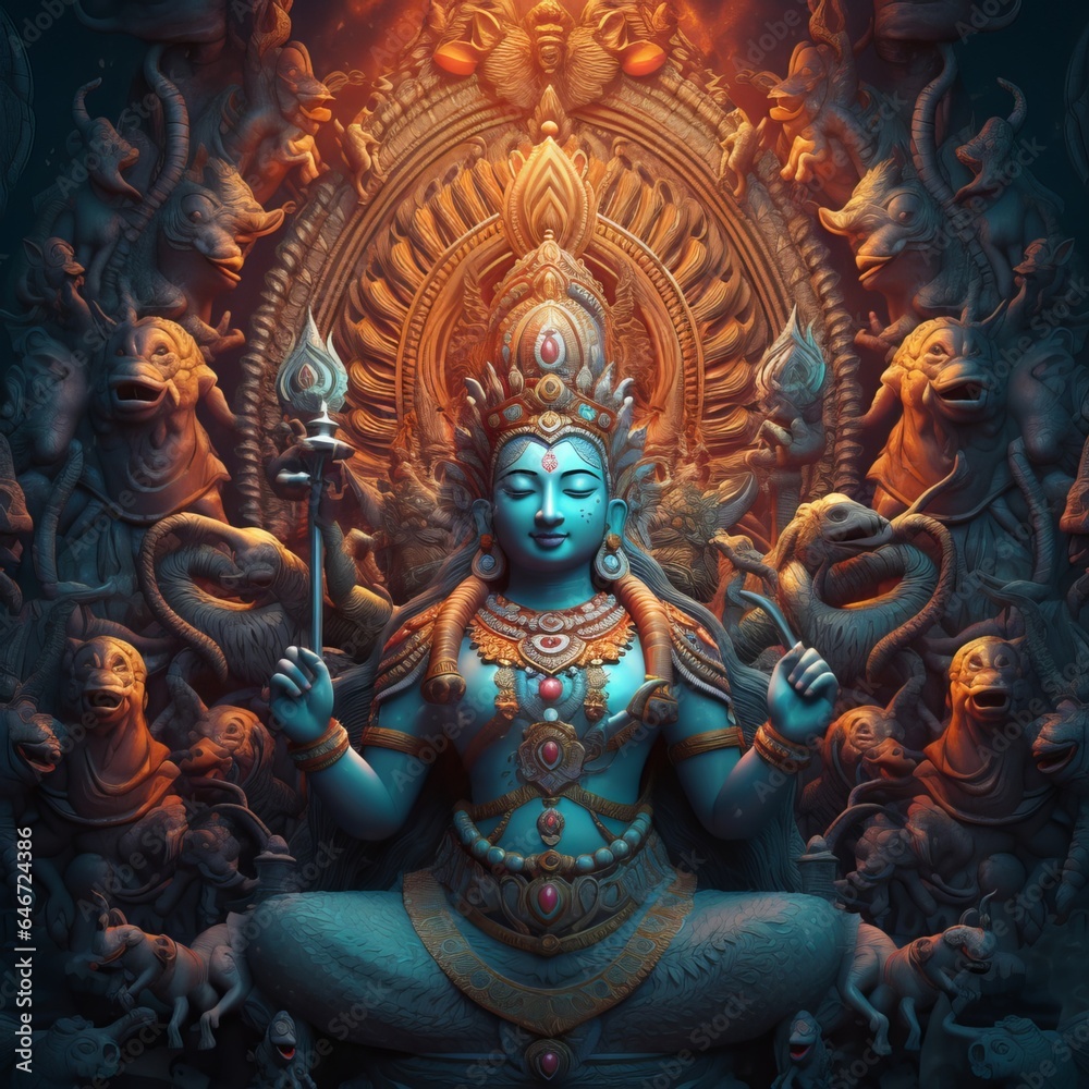 Spiritual Splendor: Vibrant Images Depicting Hinduism in Culture and Religion